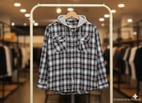 Premium check hooded shirt for winter 008_img_2