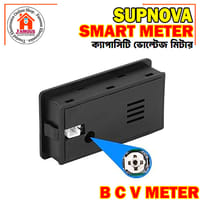 6133A Battery Monitor 8-100V Digital Battery Capacity and Percentage Voltage Level Switch Meter 12V 24V 48V LCD Display Marine RV Battery Power Indicator Panel_img_3