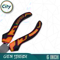 ৬ ইঞ্চি নোজ প্লায়ারস প্রো কুয়ালিটি কালো নিকেল ক্রোমিয়াম স্টিলের পেশাদার মানের হেভি কাটিং প্লাস_img_5