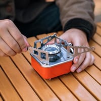 Portable Windproof Camping Gas Stove 4000W – Ultralight Backpacking Butane Burner_img_1