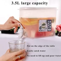 Juice and Water Dispenser – 3.5L Cold Beverage Jug_img_3