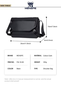 💥MENSPE Large Capacity Waterproof Chest Bag_img_2