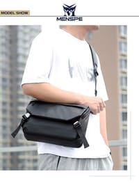 💥MENSPE Large Capacity Waterproof Chest Bag_img_5