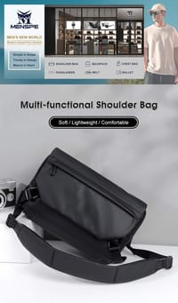 💥MENSPE Large Capacity Waterproof Chest Bag_img_13