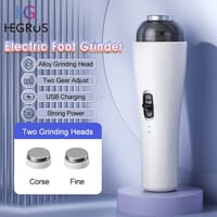 💥HEGRUS Rechargeable Electric Foot Grinder with 2 Grinding Heads_img_0