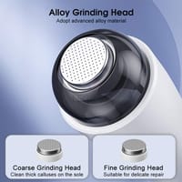 💥HEGRUS Rechargeable Electric Foot Grinder with 2 Grinding Heads_img_1