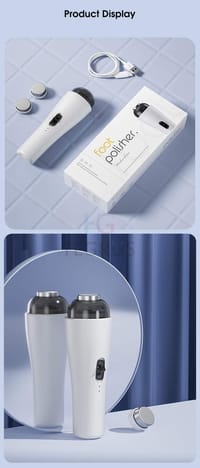 💥HEGRUS Rechargeable Electric Foot Grinder with 2 Grinding Heads_img_8