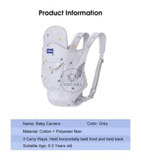 💥Vocoal Lightweight Adjustable Straps Baby Carrier_img_7