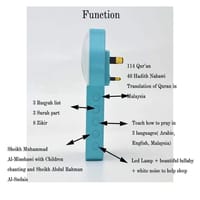 Plug In Quran Device For Quran Recitation, Hadith, Zikir and Ruqiyah with LED Lamp Light (Premium Version ZK-65)_img_5