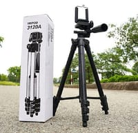 Tiktok Facebook Youtube Video Making Tripod 3110/3120 Camera Stand With Phone Holder Clip - Tripod - Tripod For Mobile_img_2