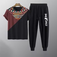 Cotton T-shirt and Trouser Set_img_0