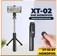 XT-02 & SO3 3 In 1 Bluetooth Selfie Stick Horizontal and Vertical Shooting Mobile phone_img_2