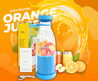 Mini Juice Blender Bottle — 420ml | USB Rechargeable | 6-Blade Turbo Motor | BPA-Free | Portable Smoothie & Juice Maker_img_0