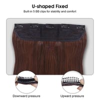 HEGRUS 60CM Natural Straight Hair Heat_img_1