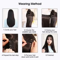 HEGRUS 60CM Natural Straight Hair Heat_img_4