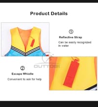 💥Outtobe Thick Oxford Cloth Children Life Jacket_img_1