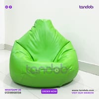 XXL Bean Bag Chair - Light Green Color_img_1