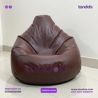 XXL Bean Bag Chair - Chocolate Color_img_1