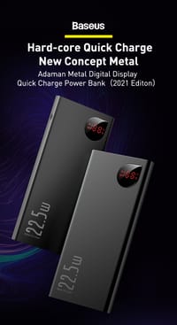 ‎Power Bank Baseus Adaman 22.5W 10A_img_2