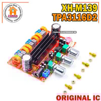 XH-M139 TPA3116D2 2.1 Channel Digital Audio Amplifier Board 2x50W +100W Subwoofer Power Amplifiers DC 12-24V_img_3