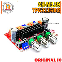 XH-M139 TPA3116D2 2.1 Channel Digital Audio Amplifier Board 2x50W +100W Subwoofer Power Amplifiers DC 12-24V_img_0