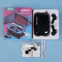 M19 TWS Wireless Bluetooth 5.1 Earbuds - Featuring Touch Control, HD Mirror, and the Latest Updates for Enhanced Performance_img_0