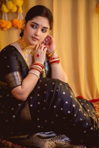 Dhupiyan Silk Sharee with Blouse Piece_img_3