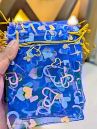 13x18cm ( 5x7 inc ) Big Size Organza Pouch Mesh Bag , Gift Net Bag_img_2