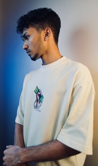 'LEON' Oversized Heavyweight Drop Shoulder T-Shirt_img_2