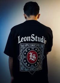 'LEON STUDIO' Oversized Heavyweight Drop Shoulder T-Shirt_img_0