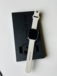 WS-S9 MAX Smartwatch with AMOLED Display and 2 Strap – Silver Color_img_1