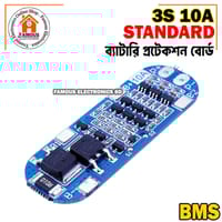 BMS 3S 10A 12.6V 3x18650 Lithium Battery Charger Protection Board Li-ion Charging Module for Wifi Router DIY Drill-1PCS - Battery Management System_img_4