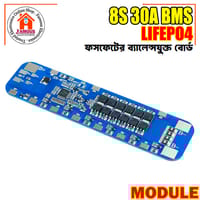 BMS 8S 24V LiFePo4 30A Battery Protection Board with Balance – Short Circuit, Overcharge & Overdischarge Protection_img_1