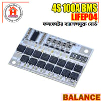 4S/5S 100A BMS 14.6V / 18.2V LiFePO4 & Ternary Lithium Battery Protection Circuit Board with Balancing_img_1