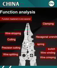 মাল্টি ফাংশনাল ওয়্যার স্ট্রিপার ২১ ইন ১ কাজের মাল্টি প্লায়ার্স_img_7