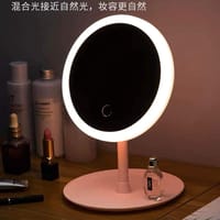 Makeup Mirror with 3 Tone Lights (P-30) White Color_img_1