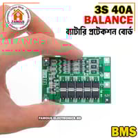 3S 40A Li-ion Lithium Battery Charger Protection Board BMS Balance version - Innovative Design - Expression of Yourself_img_3