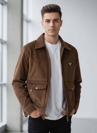Prada Corduroy Blouson Jacket ( brown )_img_1
