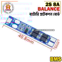 2S 7.4V-8.4V 8A 18650 Li-ion Battery Protection Board BMS PCM HX-2S-01_img_3