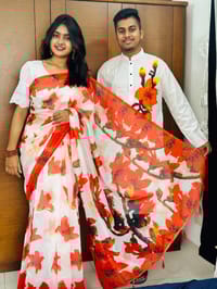 Sharee Panjabi Couple with Blouse Piece_img_0