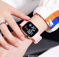 Squares Colourful Belt Watch for Women_img_2