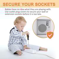 বেবি সেফটি ইলেকট্রিক্যাল সকেট কভার-১০ পিসি সেট, মাল্টিপ্লাগ সেফটি গার্ড, ইলেকট্রিক সকেট প্লাগ প্রোটেক্টর_img_2