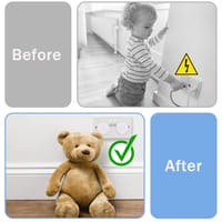 বেবি সেফটি ইলেকট্রিক্যাল সকেট কভার-১০ পিসি সেট, মাল্টিপ্লাগ সেফটি গার্ড, ইলেকট্রিক সকেট প্লাগ প্রোটেক্টর_img_3