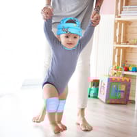 2 পিস বেবি হাটু প্যাড, বাচ্চাদের পা উষ্ণ করার জন্য হাঁটুর সাপোর্ট প্রটেক্টর বেবি নীক্যাপ_img_1