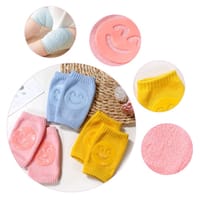 2 পিস বেবি হাটু প্যাড, বাচ্চাদের পা উষ্ণ করার জন্য হাঁটুর সাপোর্ট প্রটেক্টর বেবি নীক্যাপ_img_5