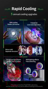 Plextone EX3 Pro 36w Mobile And Tablet Cooler Fan_img_13