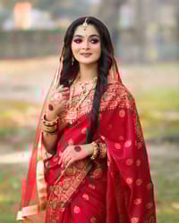 Japani Silk Skin Print Sharee with Blouse Piece_img_1