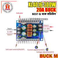 XL4016 20A Step-Down Buck Converter CC CV Power Supply Module | DC 6V-40V to 1.2V-35V Voltage Regulator_img_2