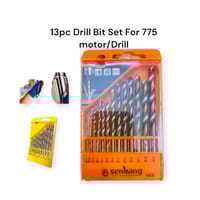 13pc HSS Drill Bit Set for 775 Motor and DIY Drilling_img_0