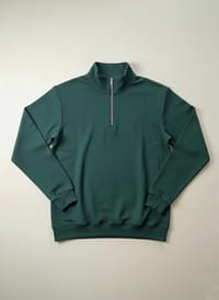 Highneck zipper sweatshirt ( Green )_img_1